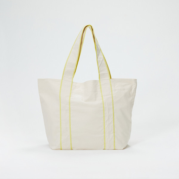 【OUTLET価格】EARTHMADE COTTON STITCH TOTE NTR*YEL