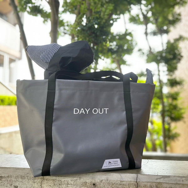 DAYOUT　Beach W-handle Tote Bag　GRAY