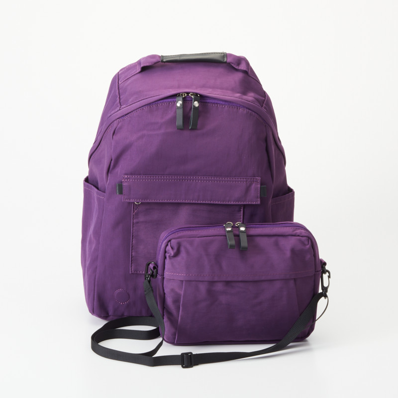 EARTHMADE DETACHABLE POCKET BACKPACK Purple - Peach公式オンライン ...