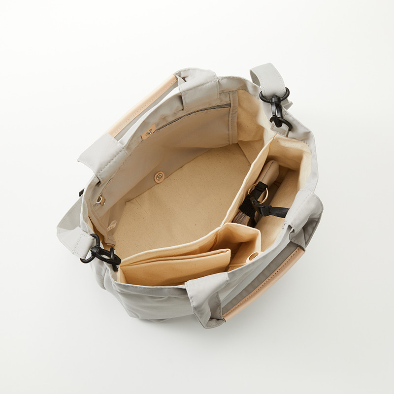 EARTHMADE ROOM TOTE 2WAY SHOULDER GRAY - Peach公式オンライン