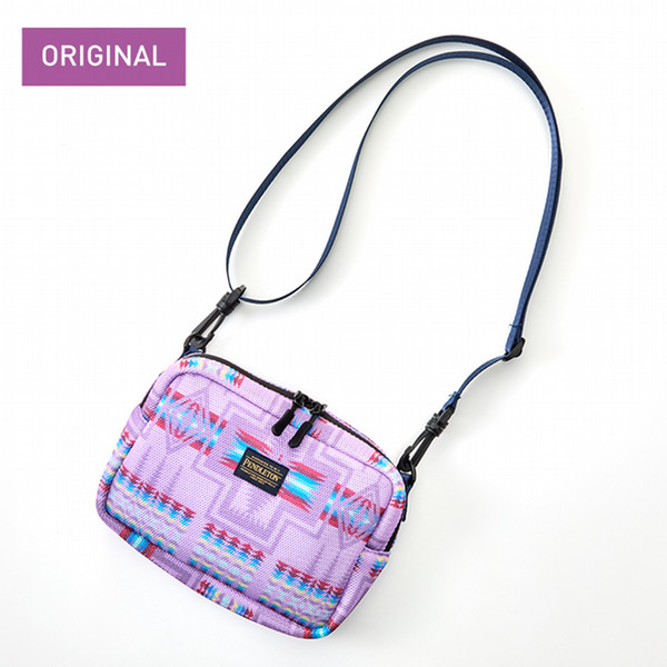 PENDLETON　クッションメッシュミニポーチ　ラベンダー