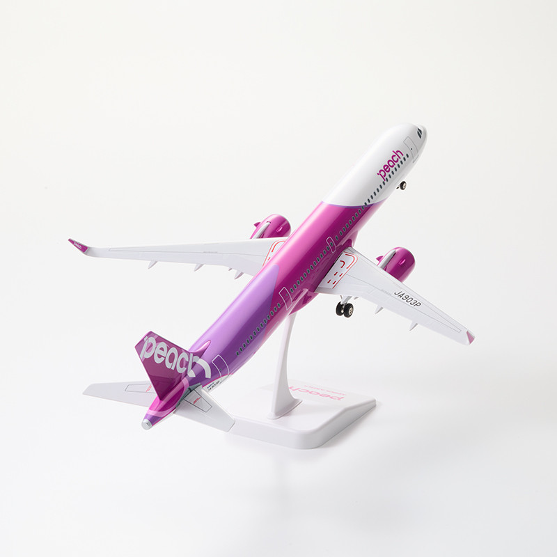 航空機・ヘリコプター peach A321 1:100 スケールモデル Peach A321LR JA903P - Peach公式