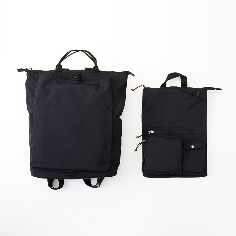 EARTHMADE GEAR POCKETS BACKPACK Black - Peach公式オンライン 