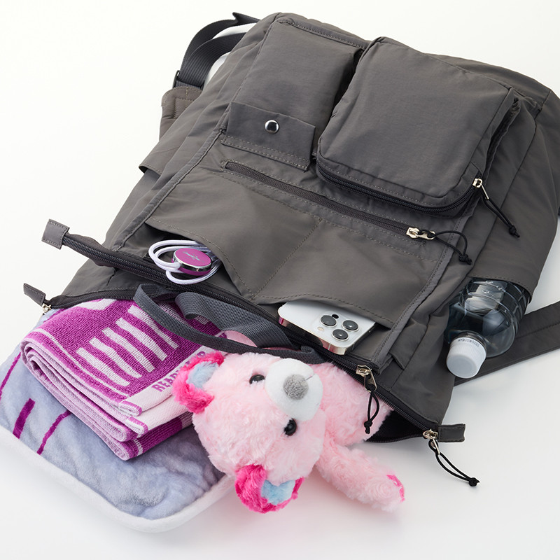 EARTHMADE GEAR POCKETS BACKPACK Black - Peach公式オンライン 